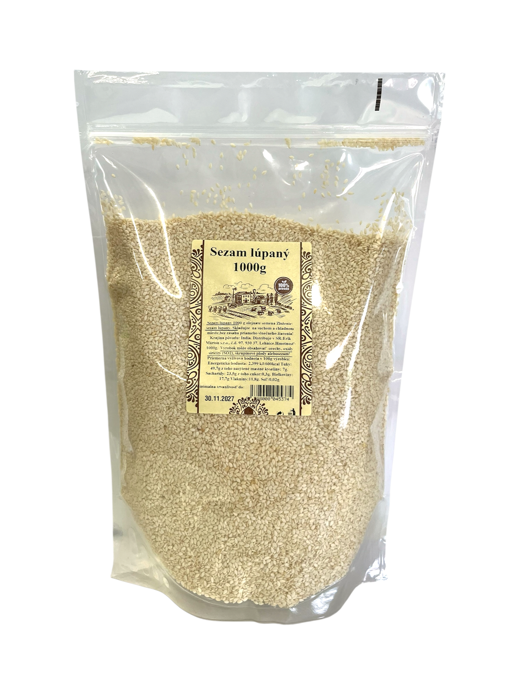 Sezamové semienka biele 1kg