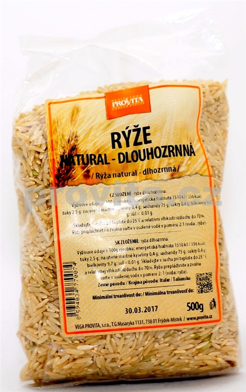 Hnedá ryža 500g natural