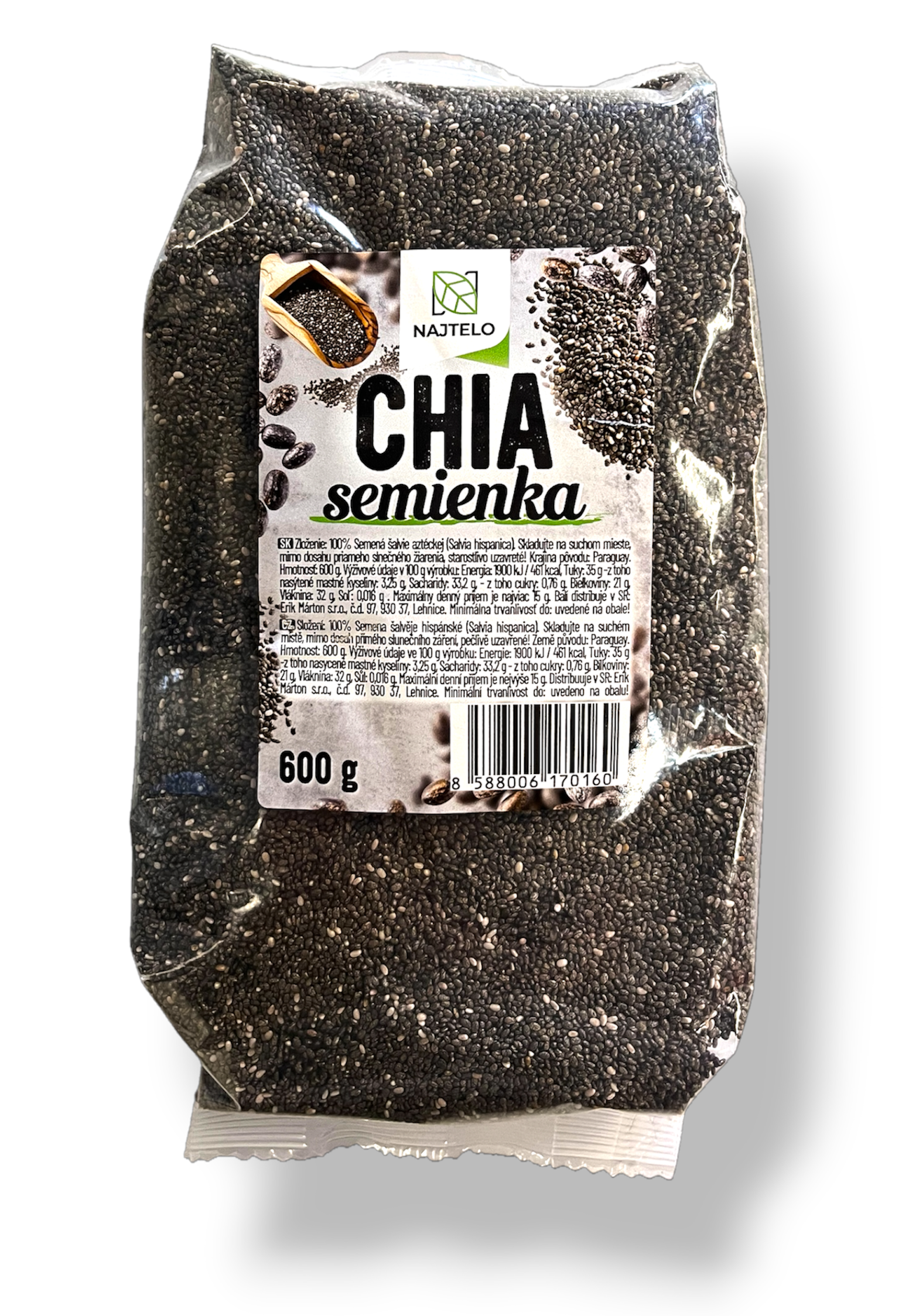 Najtelo Chia semienká 600g