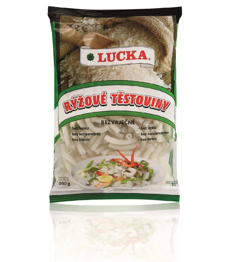 Lucka ryžové cestoviny trubky 300g