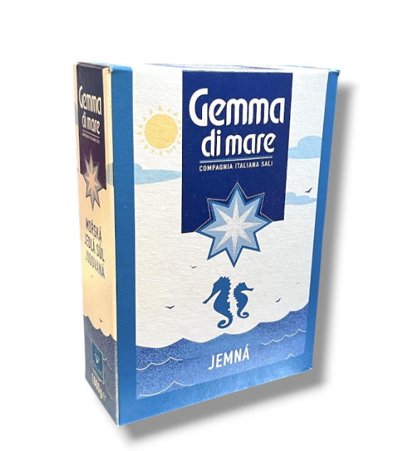 Gemma Di Mare Morská jedlá Soľ jódovaná jemná 1 kg