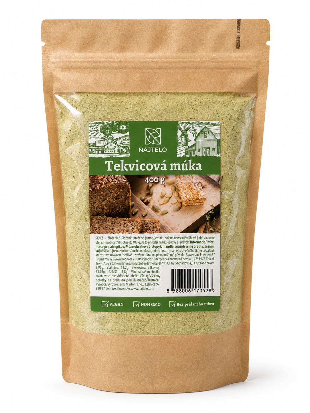Najtelo Tekvicová múka 400g
