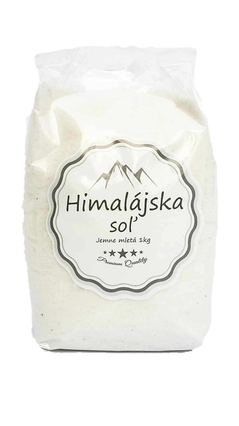 Najtelo Pravá Himalájska soľ biela jemne mletá 1kg