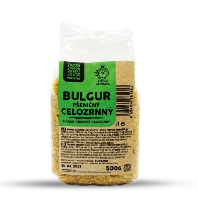 Bulgur celozrnný pšeničný 500g