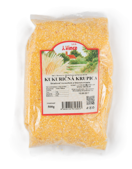 J. Vince Kukuričná krupica 500g