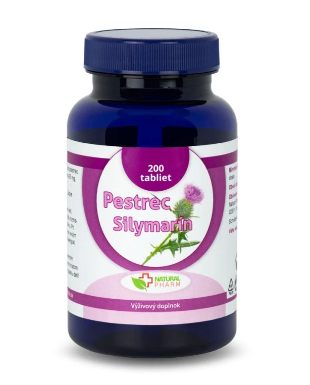 Natural Pharm Pestrec Silymarín 35 mg tablety 200 ks