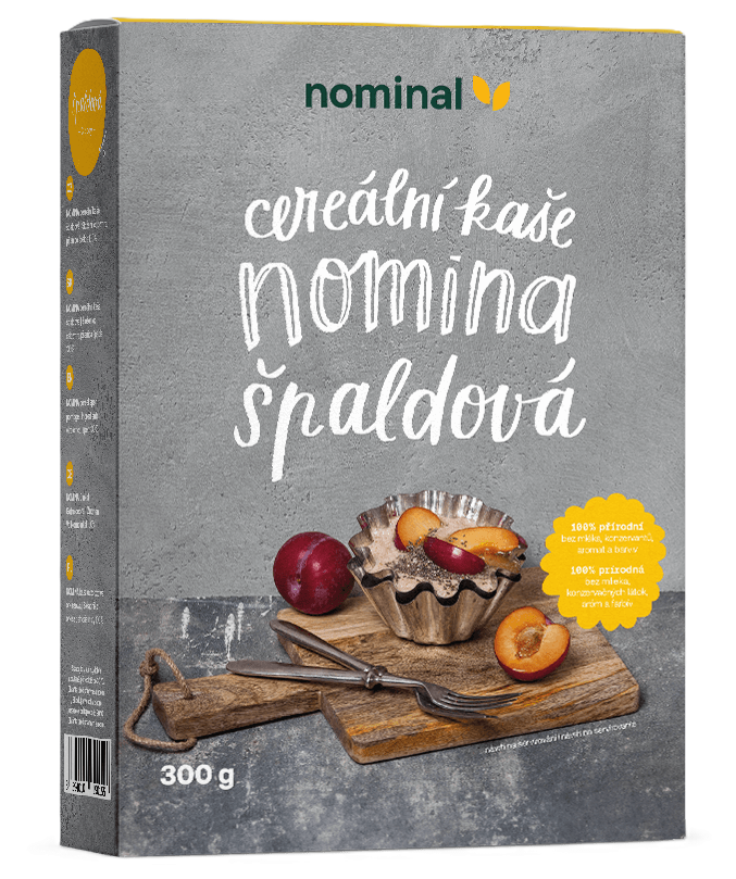 Nominal Špaldová kaša 300g, EXP.: 12.06.2026