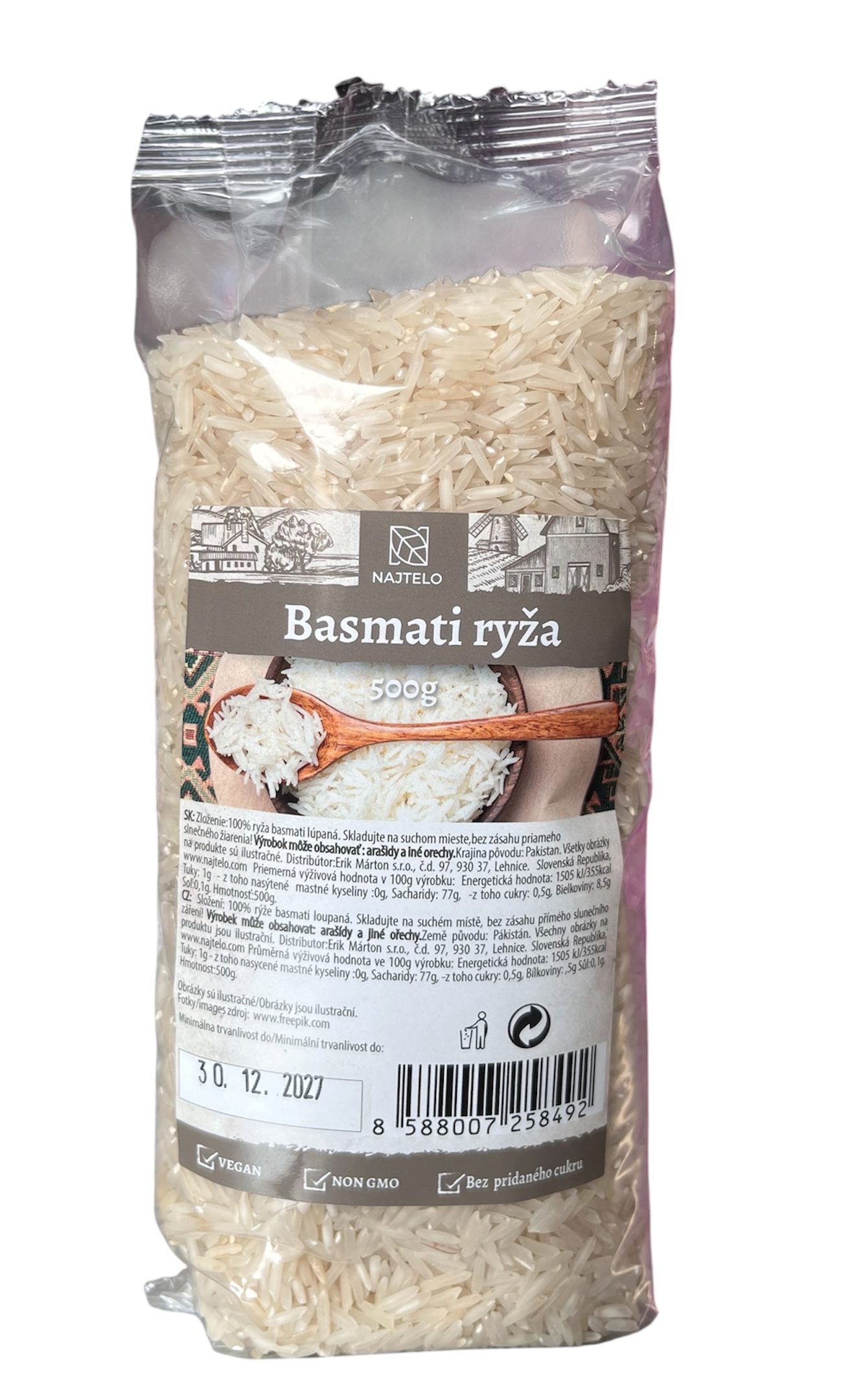 Najtelo Basmati ryža 500g