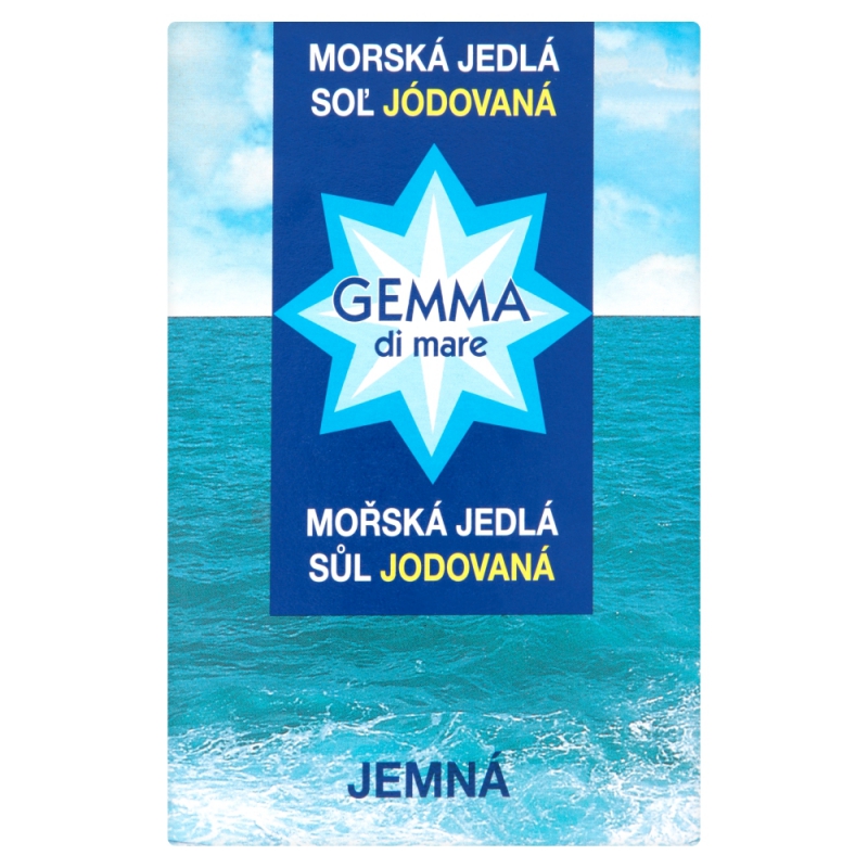 Gemma Di Mare Morská jedlá Soľ jódovaná jemná 1 kg