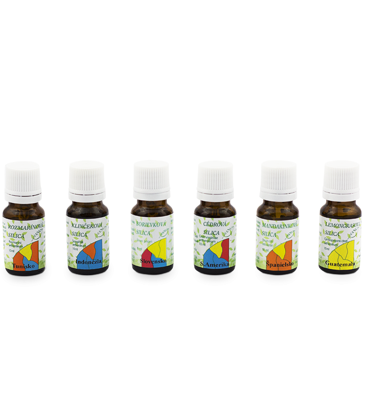 Hanus Éterické oleje silice 10ml rôzne vône