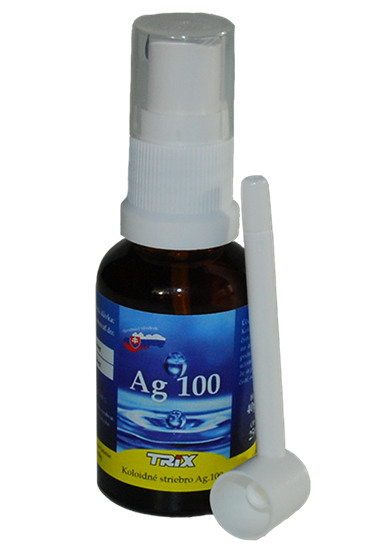 Trix Ag.100 koloidné striebro 25 ml 40 ppm sprej