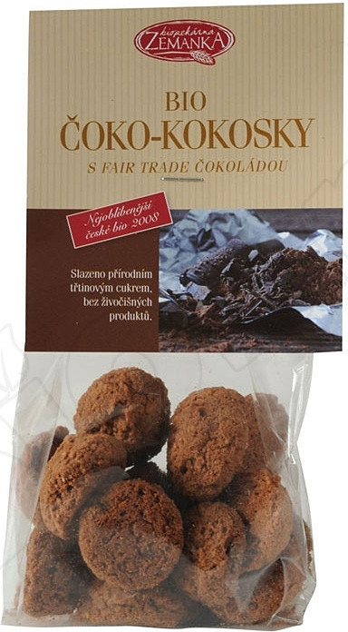 Zemanka Bio Čoko-kokosky s Fair Trade čokoládou 100g