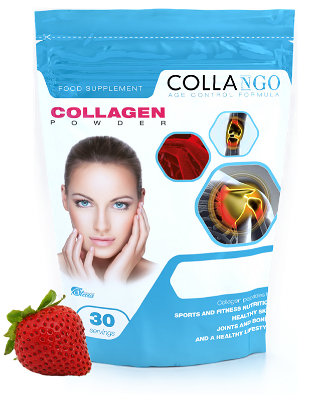 Collango Hydrolizovaný kolagén Jahoda 330g