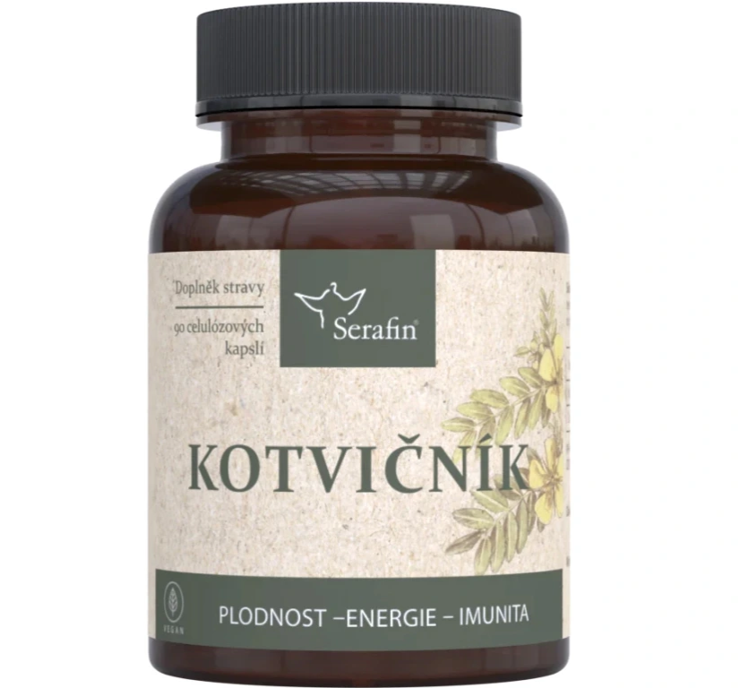 Serafin Kotvičník - prírodné kapsule 90 kapslí