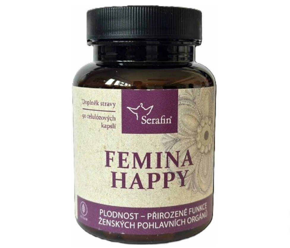 Serafin Femina happy - prírodné kapsule 90 kapslí
