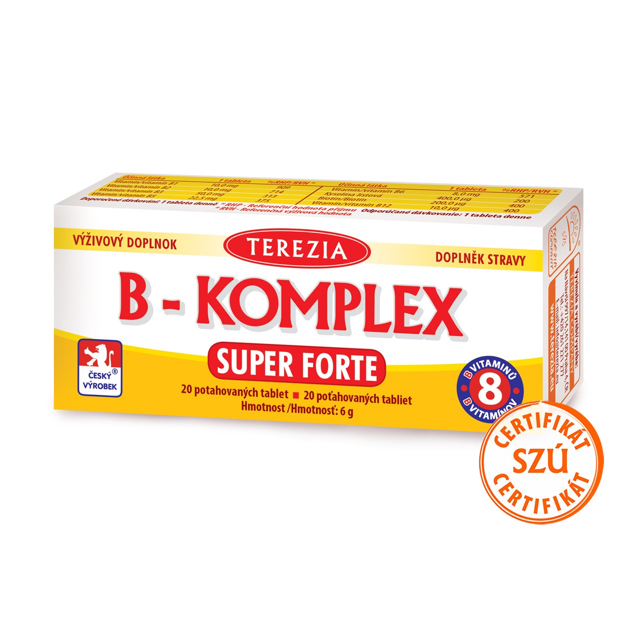 B-KOMPLEX super forte 100 tablet