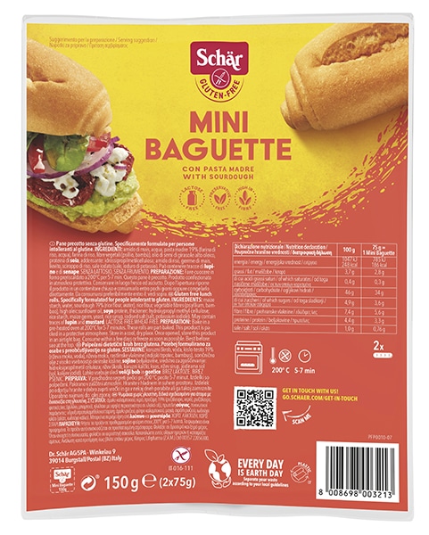 Schär Duo Mini Baguette 150g