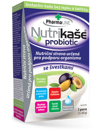Nutrikaša probiotic so slivkami 3x60g