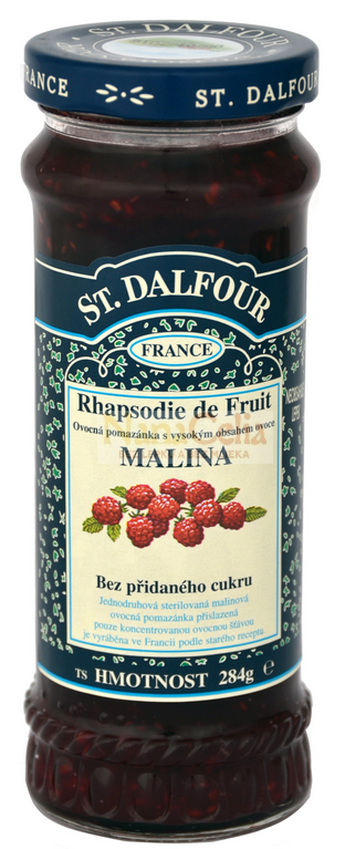 St. Dalfour malinová ovocná nátierka 284g