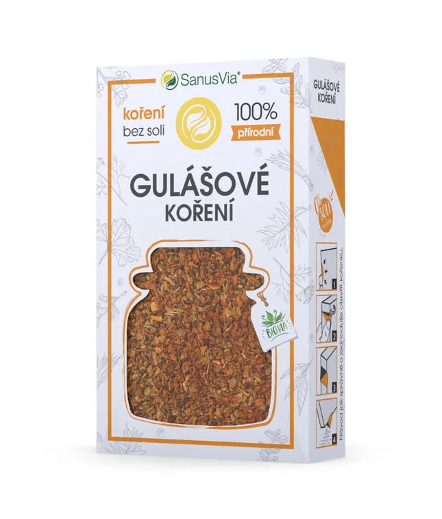 SanusVia Gulášové korenie bio 31 g