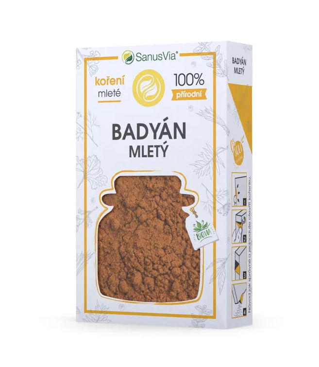 SanusVia Badián mletý bio 34 g