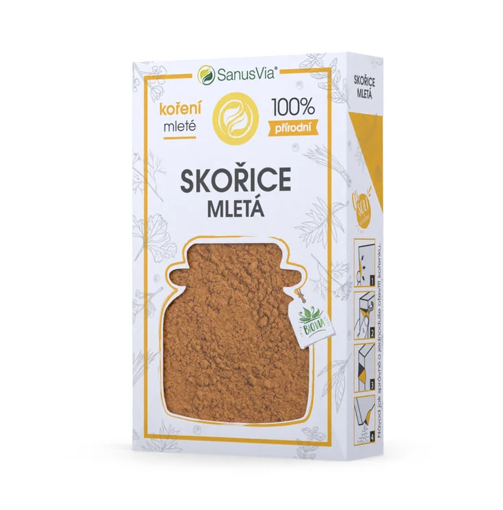 SanusVia Škorica mletá bio 34 g