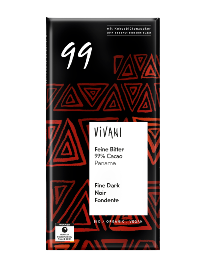 Vivani horká čokoláda 99% 80g BIO