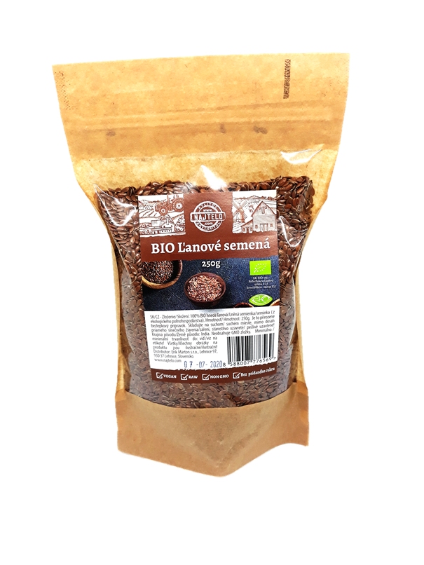 Najtelo BIO Ľanové semená  250g