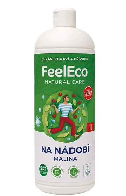 FeelEco Prostriedok na riad - malina 1L