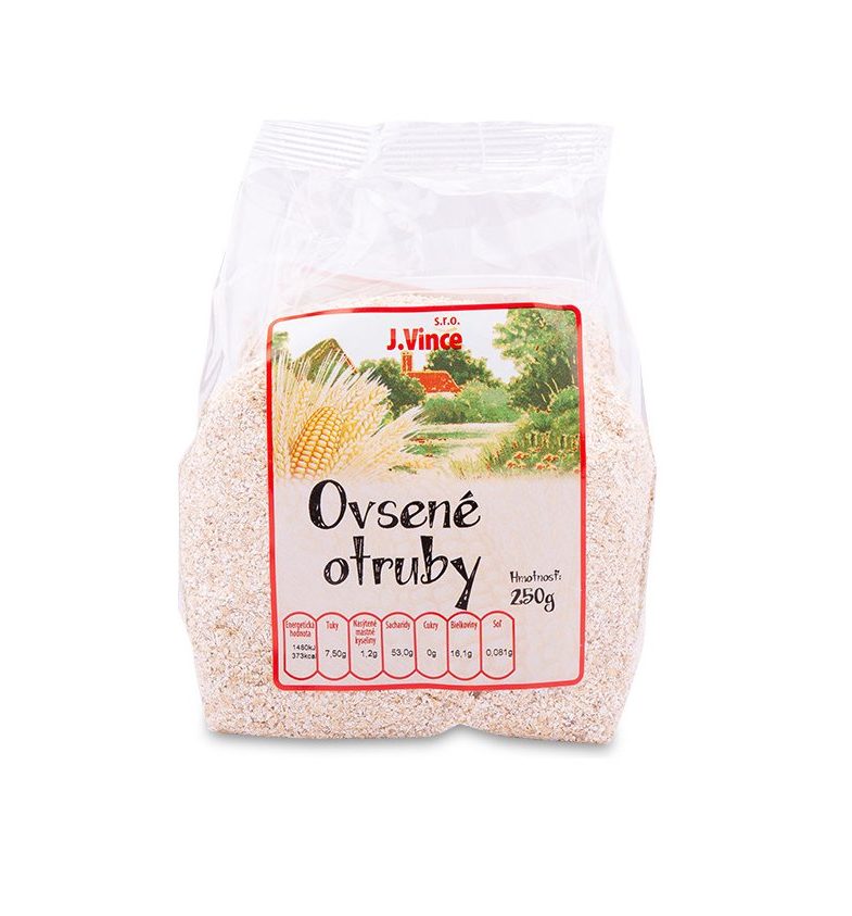 J. Vince Ovsené otruby 250g