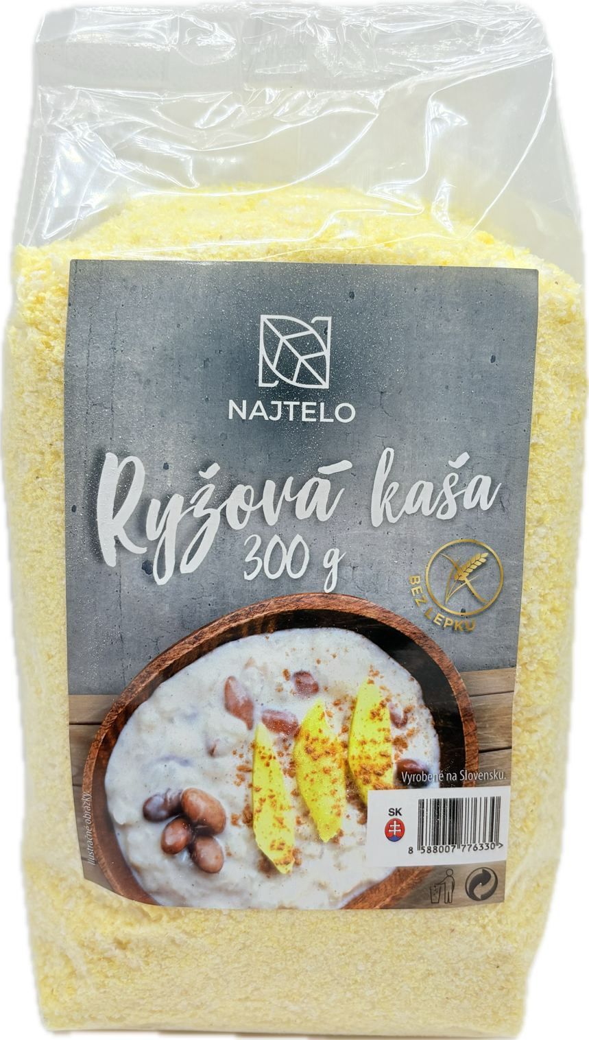 Kaša ryžová instantná 300g bezlepková Najtelo