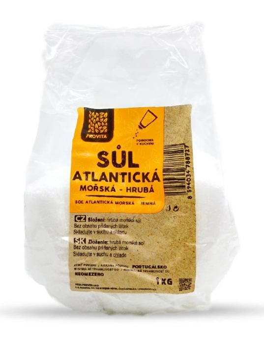 Provita Morská soľ Atlantická hrubá 1kg