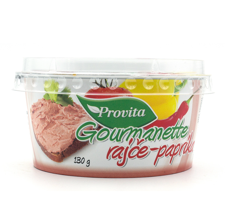 Gourmanette nátierka rajčiny-paprika 130g Provita