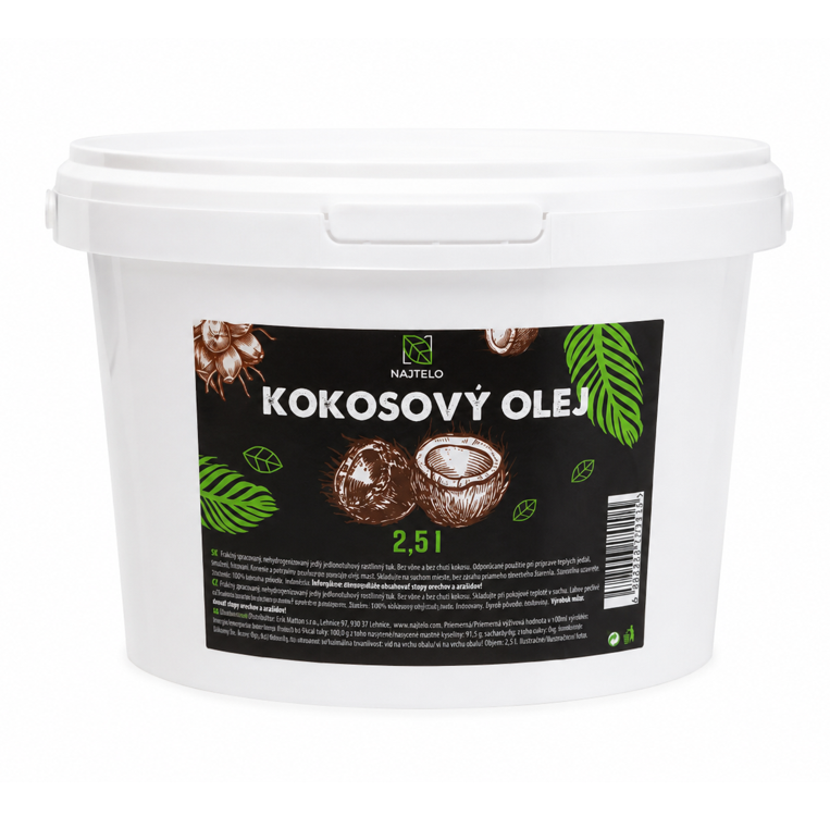 Najtelo Kokosový olej tuk 2500ml