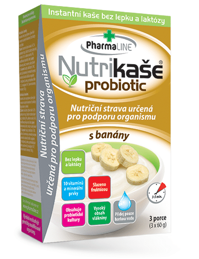 NUTRIKAŠA PROBIOTIK  Banánová 3x60g