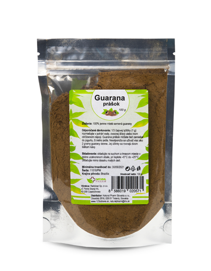 Natural Pharm Guarana prášok 100 g