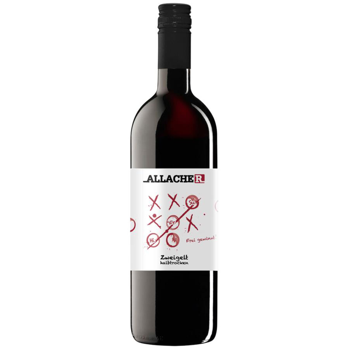 Winzerhof Allacher Zweigelt víno bez histamínu červené suché 0,75 l