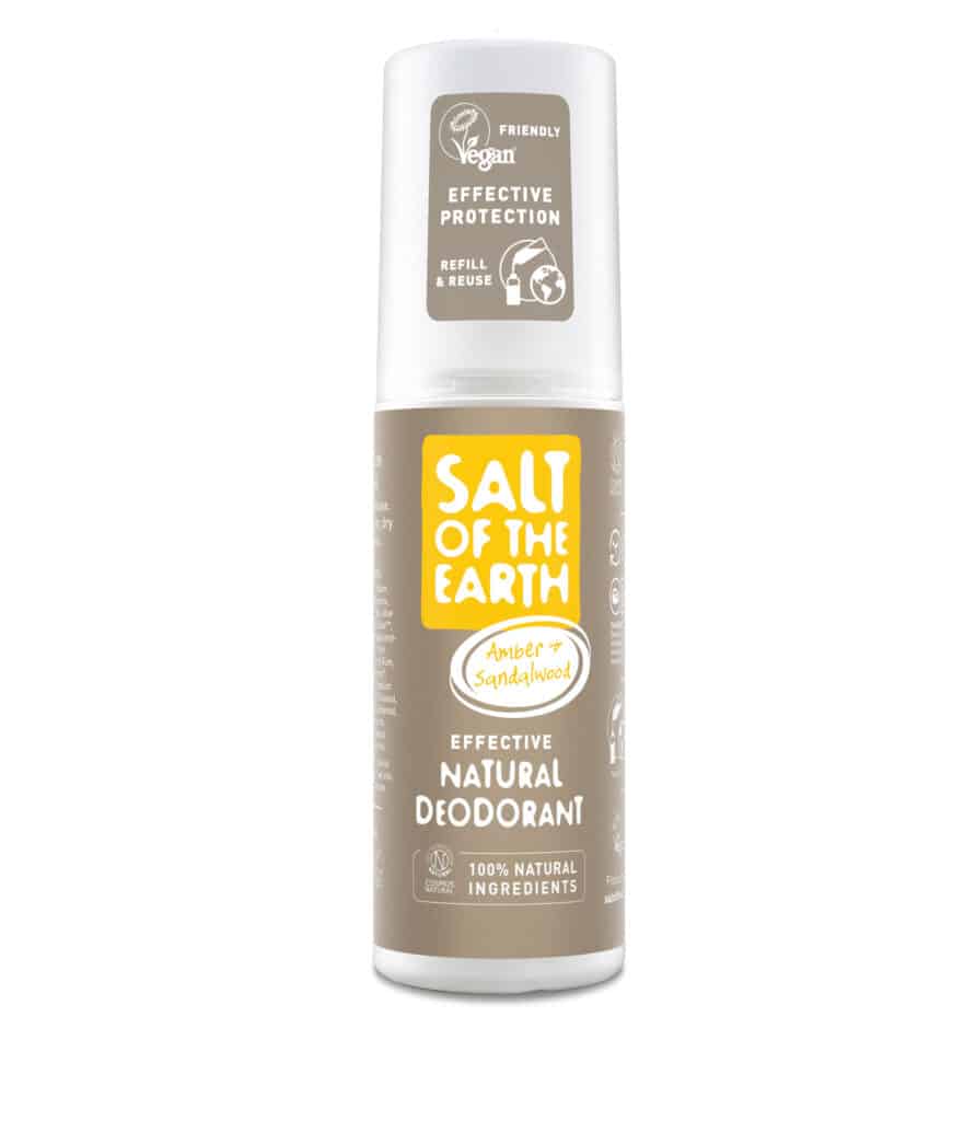 Salt of the Earth prírodný deodorant v spreji s ambrou a santalovým drevom 100ml