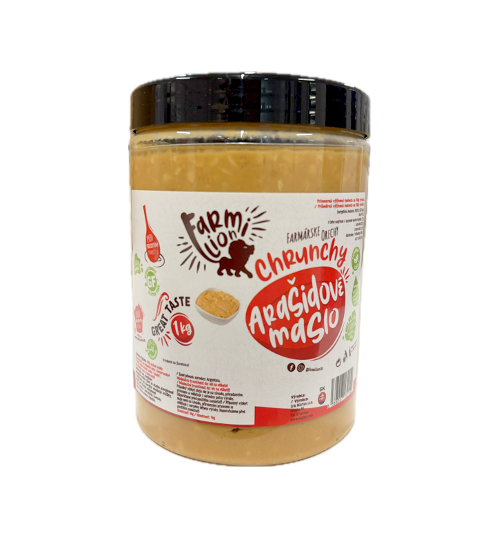 Najtelo Arašidové maslo Crunchy 1kg