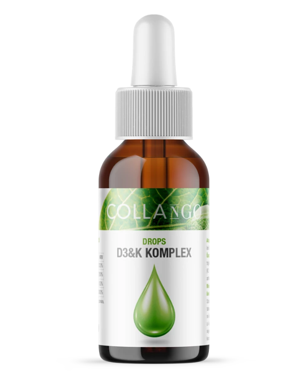 Collango Vitamín D3 &amp; K1+K2+K-Komplex kvapky 20ml