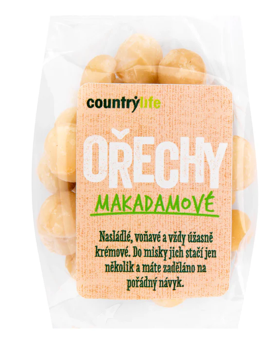 Country Life makadamové orechy 80g