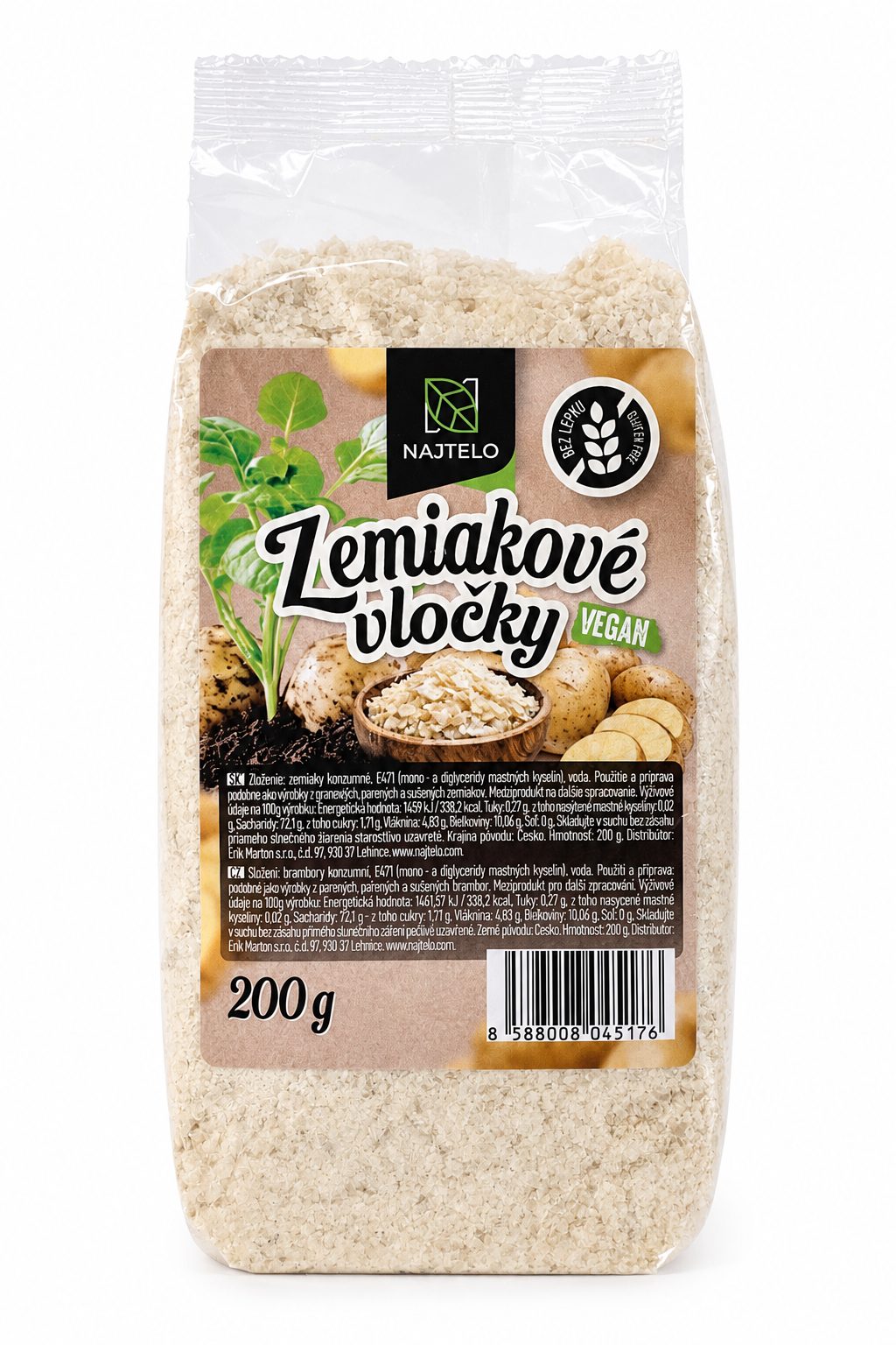 NAJTELO Zemiakové vločky 200g