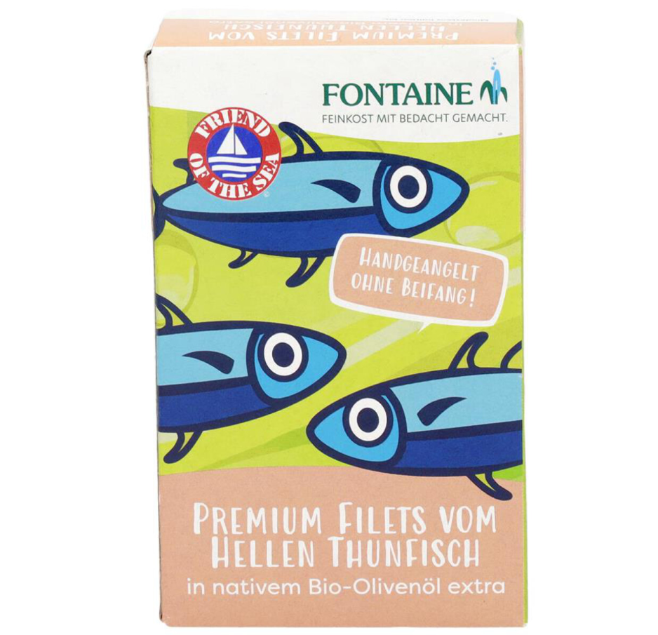 Fontaine Svetlý tuniak v bio olivovom oleji 120g