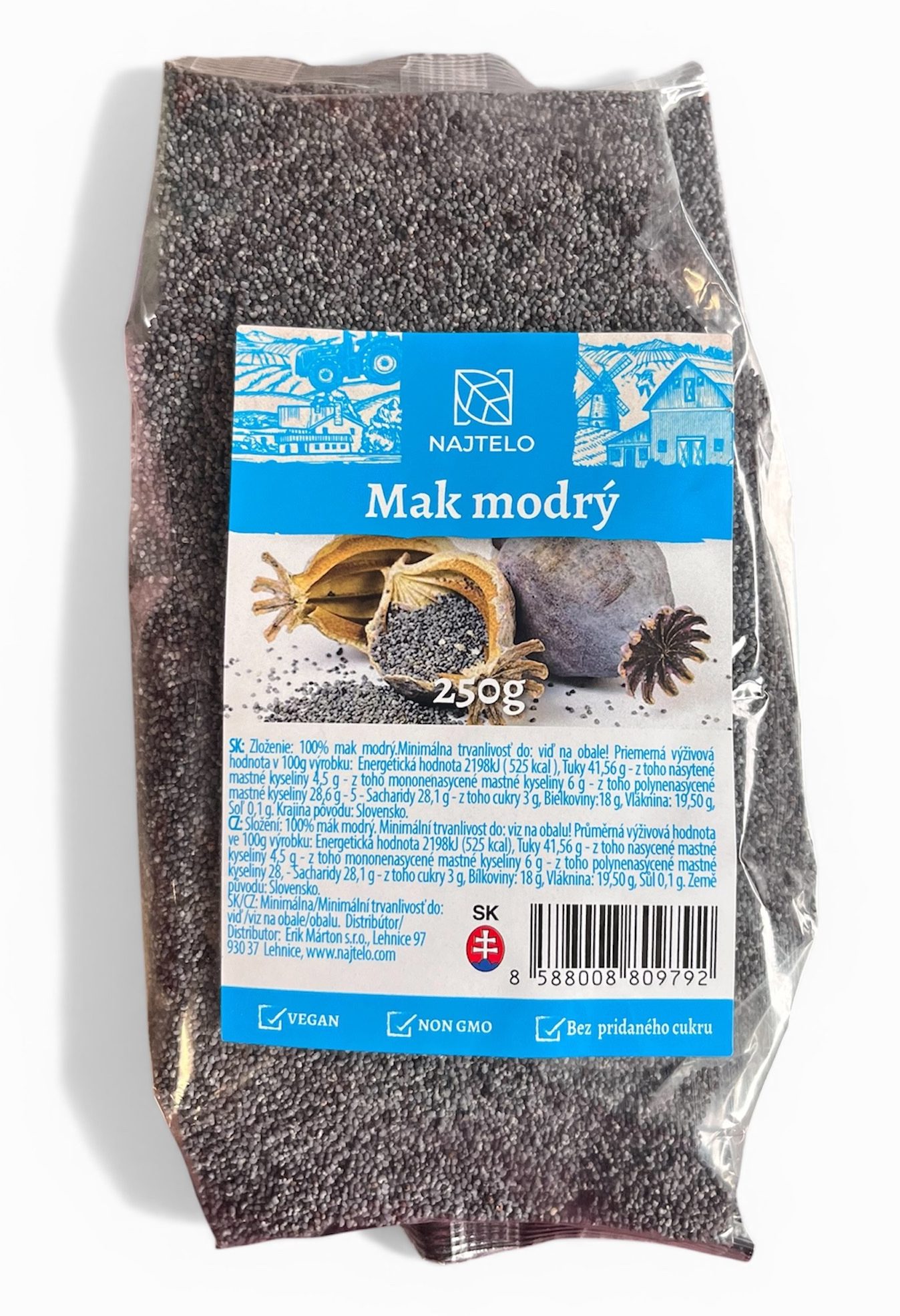 Najtelo Mak modrý celý 250g