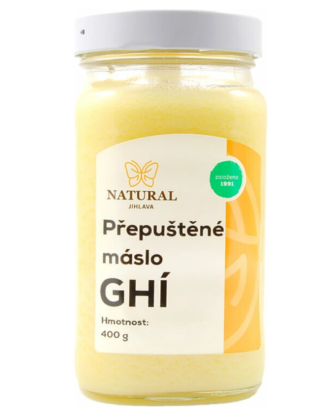 Natural Jihlava Ghí Prepustené maslo 400 g