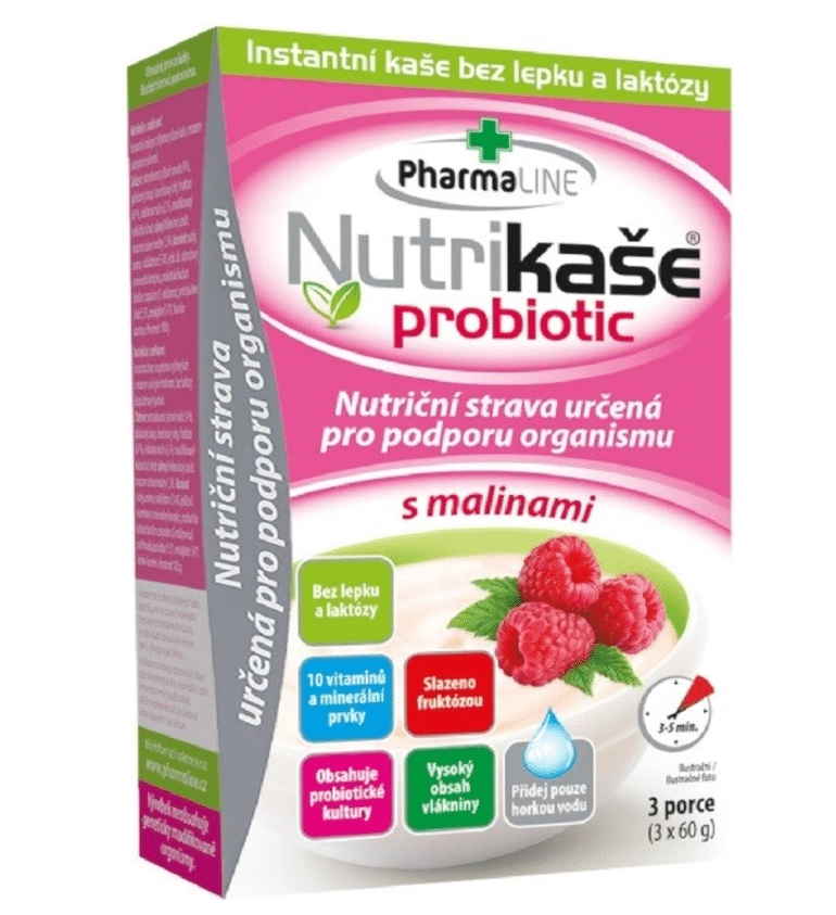 Nutrikaša probiotik malina 3x60g