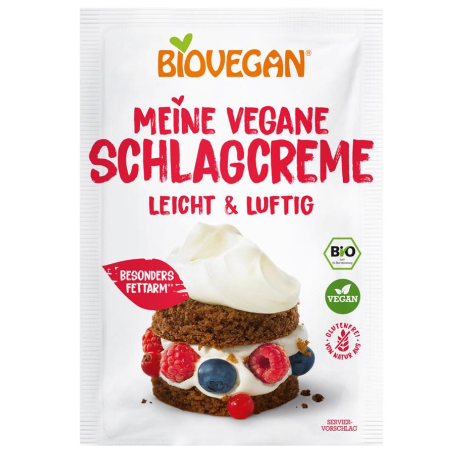 Biovegan prášok na vegánsku smotanu na šlahanie BIO 54g