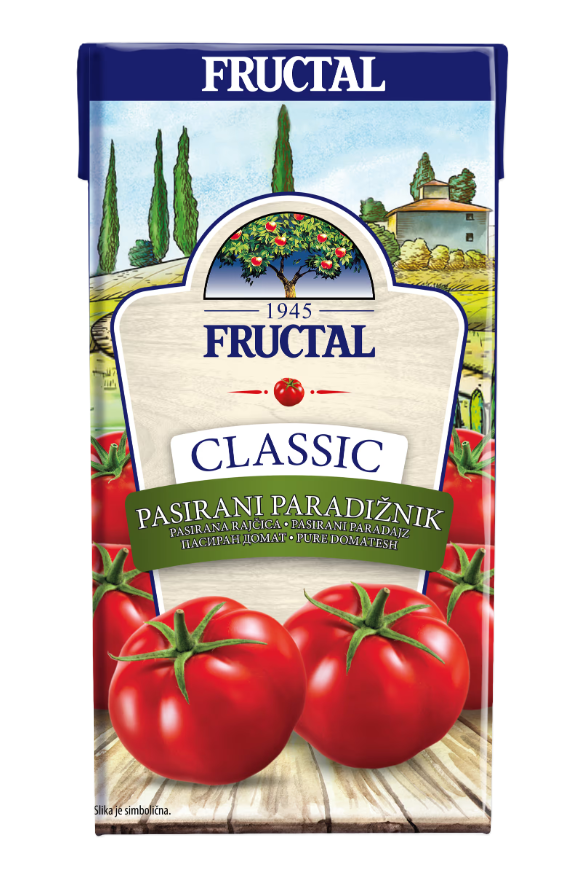 Fructal paradajky pasírované 500ml