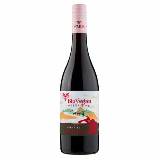 Wajda Primitivo červené polosladké víno nízkohistamínové BIO Vegan 0,75 l
