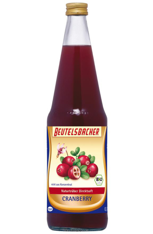 BEUTELSBACHER Brusnicová šťava Bio 700ml